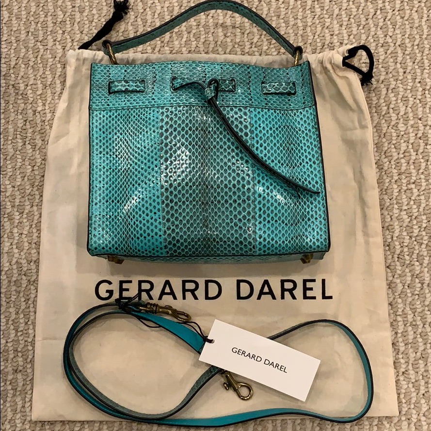 Gerard Darel Simone Python Small Handbag